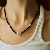 Black Sand Fragments Necklace