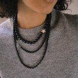 Double Onyx Necklace