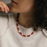 Carnelian Waltz Necklace