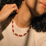 Carnelian Waltz Necklace