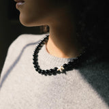 Double Onyx Necklace